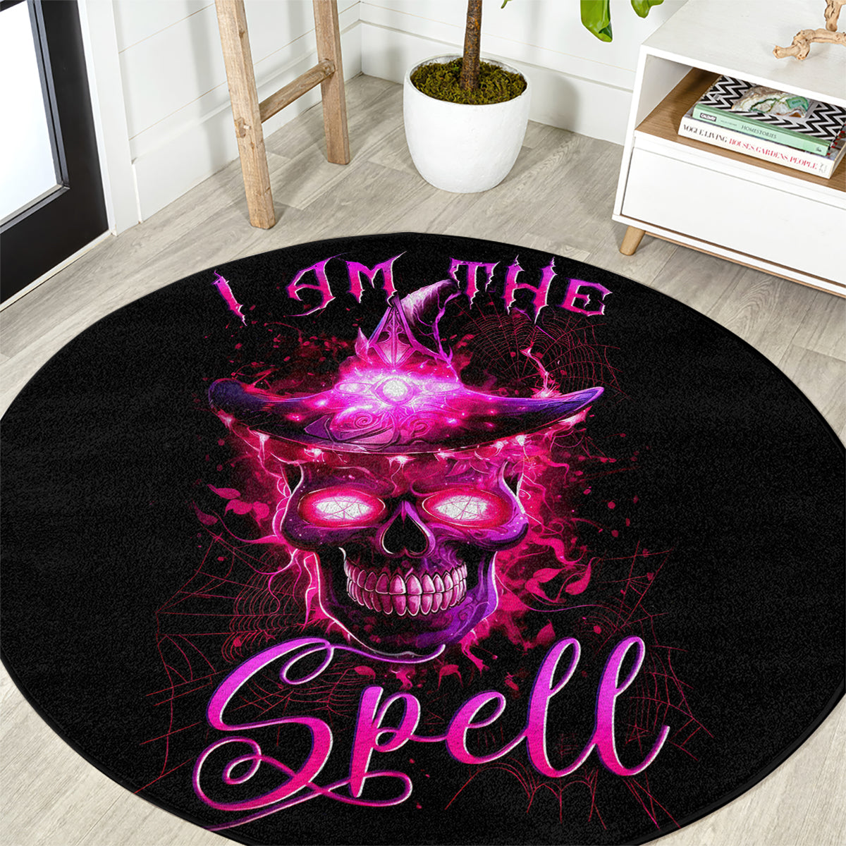 witch-skull-round-carpet-iam-the-spell