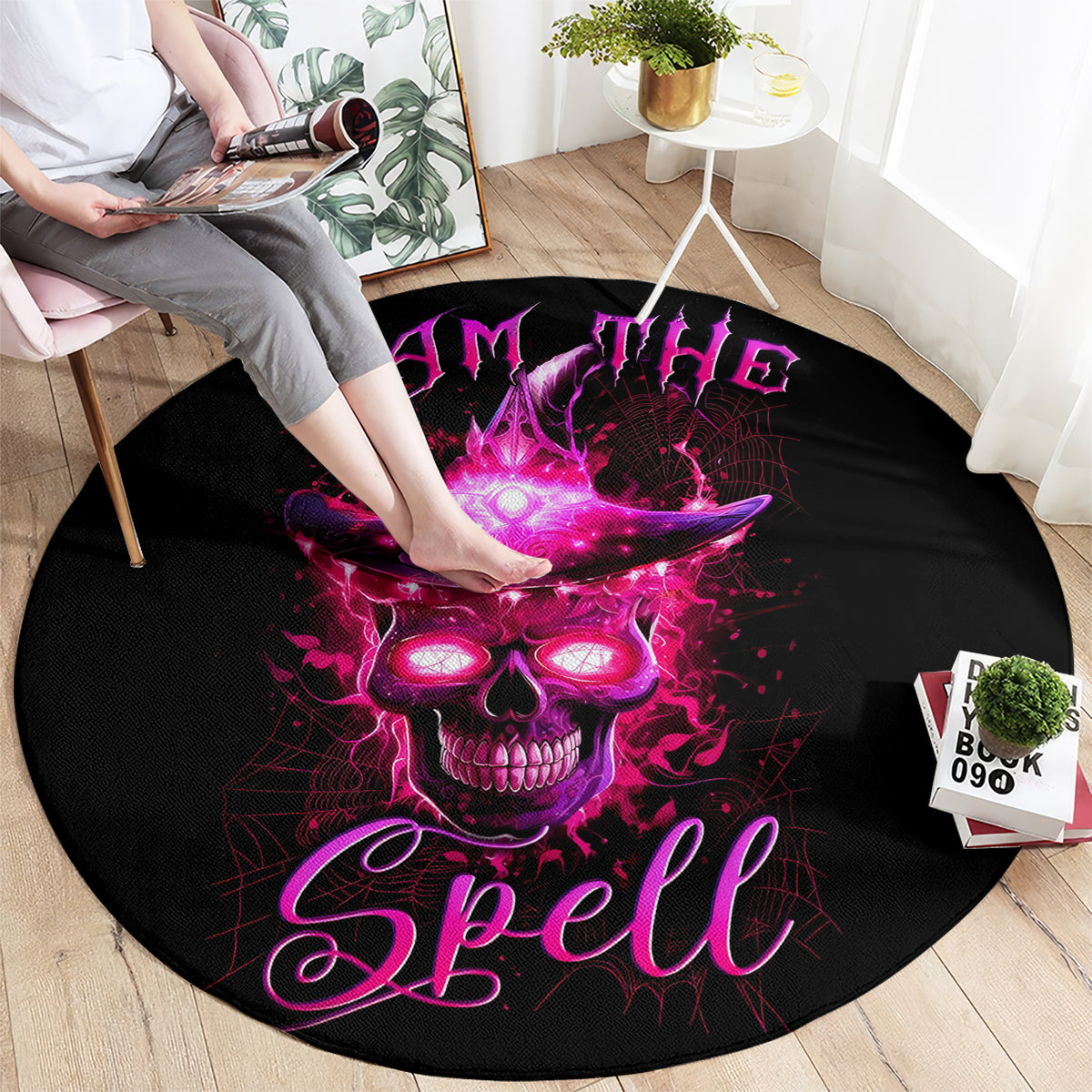 witch-skull-round-carpet-iam-the-spell