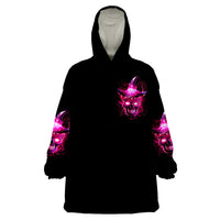 Witch Skull Wearable Blanket Hoodie Iam The Spell - Wonder Print Shop