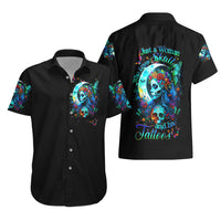 Fairy Skull Hawaiian Shirt Just The Woman Who Loves Skull And Tattoo - Wonder Print Shop