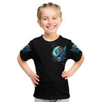 Fairy Skull Kid T Shirt Just The Woman Who Loves Skull And Tattoo - Wonder Print Shop