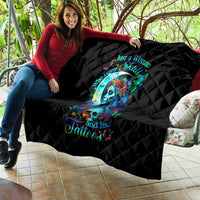 Fairy Skull Quilt Just The Woman Who Loves Skull And Tattoo - Wonder Print Shop