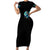 Fairy Skull Short Sleeve Bodycon Dress Just The Woman Who Loves Skull And Tattoo - Wonder Print Shop
