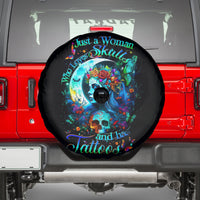 Fairy Skull Spare Tire Cover Just The Woman Who Loves Skull And Tattoo - Wonder Print Shop