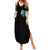 Fairy Skull Summer Maxi Dress Just The Woman Who Loves Skull And Tattoo - Wonder Print Shop