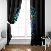 Fairy Skull Window Curtain Just The Woman Who Loves Skull And Tattoo - Wonder Print Shop