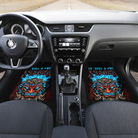 Tiki Skull Car Mats I Give A Fuck Is Broken But My Go Fuck Yourself - Wonder Print Shop