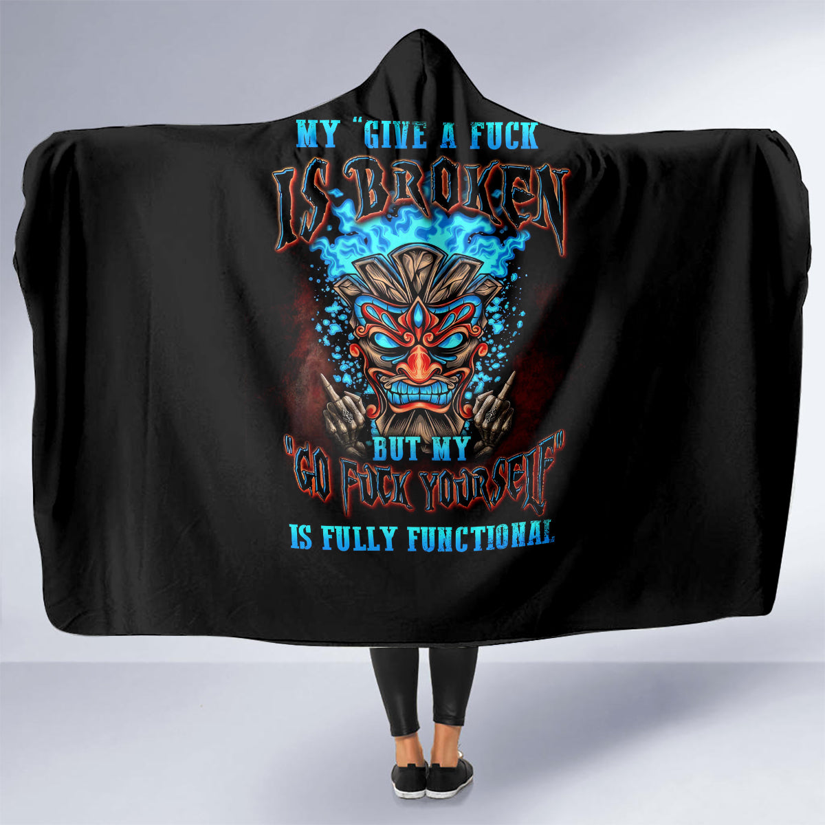 tiki-skull-hooded-blanket-i-give-a-fuck-is-broken-but-my-go-fuck-yourself