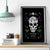Cat Skull Canvas Wall Art Purr Evill - Wonder Print Shop