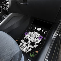Cat Skull Car Mats Purr Evill - Wonder Print Shop