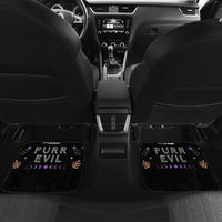 Cat Skull Car Mats Purr Evill - Wonder Print Shop