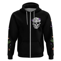 Cat Skull Hoodie Purr Evill - Wonder Print Shop