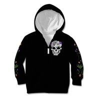 Cat Skull Kid Hoodie Purr Evill - Wonder Print Shop
