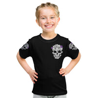 Cat Skull Kid T Shirt Purr Evill - Wonder Print Shop