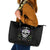 Cat Skull Leather Tote Bag Purr Evill - Wonder Print Shop
