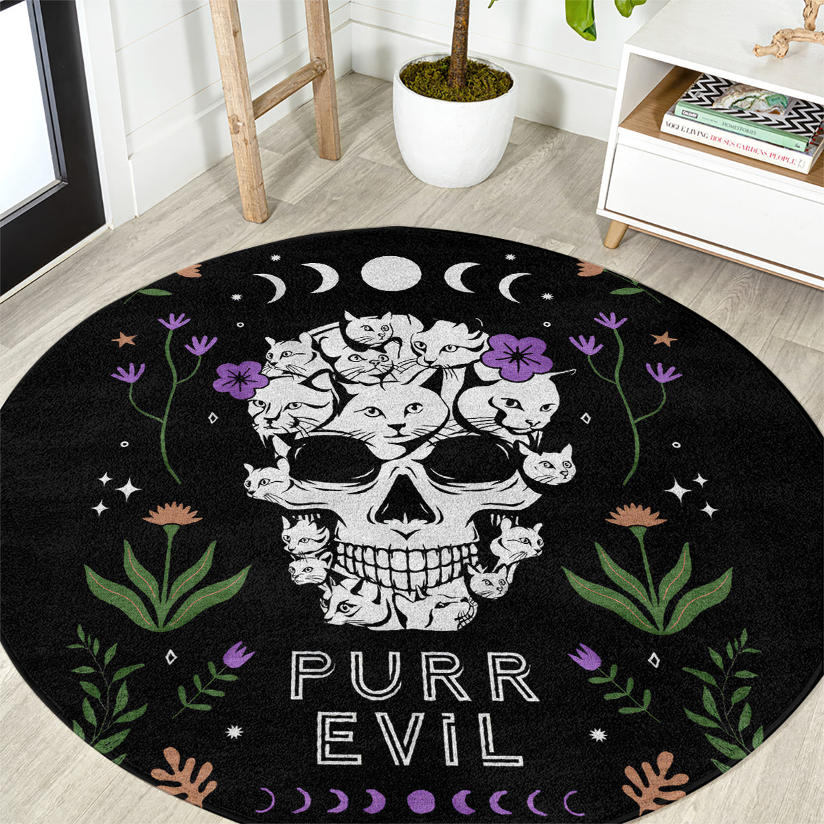 cat-skull-round-carpet-purr-evill