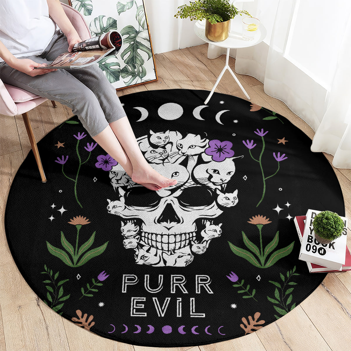 cat-skull-round-carpet-purr-evill