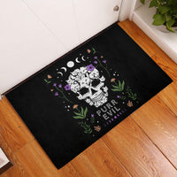 Cat Skull Rubber Doormat Purr Evill - Wonder Print Shop