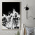 Fire Skull Canvas Wall Art Scream In Fire - Wonder Print Shop