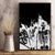 Fire Skull Canvas Wall Art Scream In Fire - Wonder Print Shop