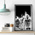 Fire Skull Canvas Wall Art Scream In Fire - Wonder Print Shop
