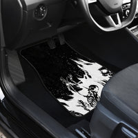Fire Skull Car Mats Scream In Fire - Wonder Print Shop