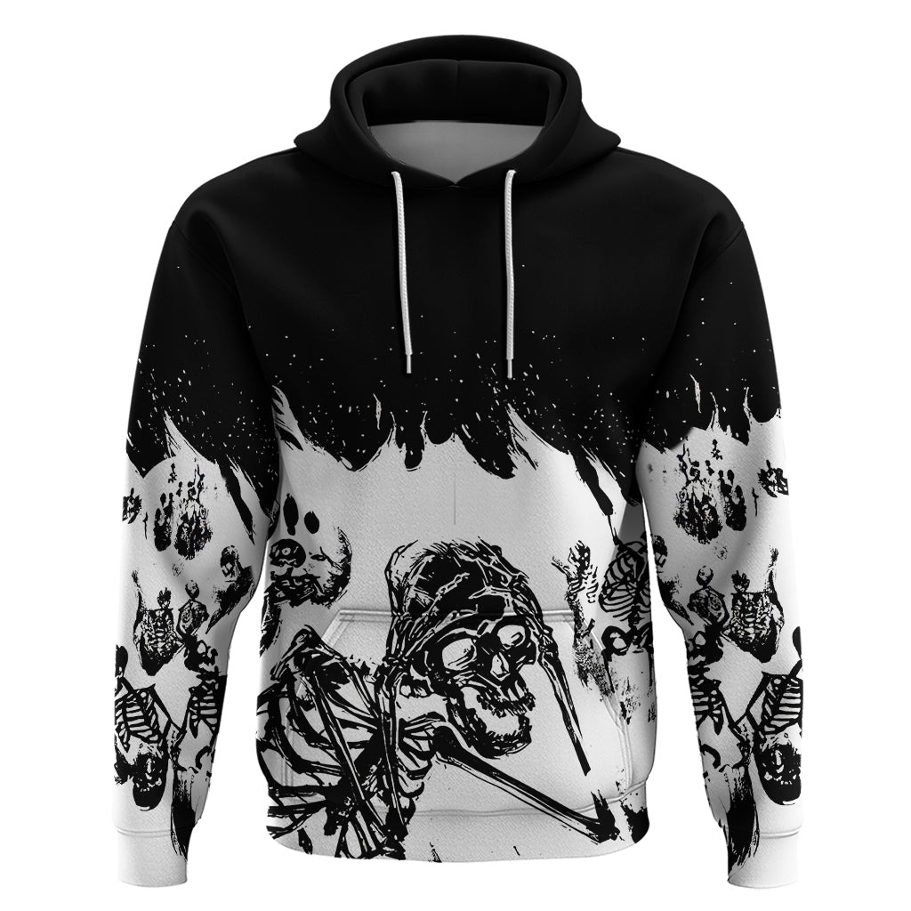 Fire Skull Hoodie Scream In Fire - Wonder Print Shop