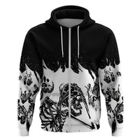 Fire Skull Hoodie Scream In Fire - Wonder Print Shop
