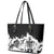 Fire Skull Leather Tote Bag Scream In Fire - Wonder Print Shop