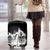 Fire Skull Luggage Cover Scream In Fire - Wonder Print Shop