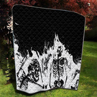 Fire Skull Quilt Scream In Fire - Wonder Print Shop