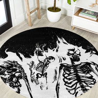 fire-skull-round-carpet-scream-in-fire