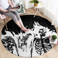 fire-skull-round-carpet-scream-in-fire
