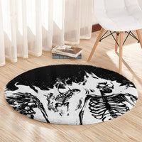 fire-skull-round-carpet-scream-in-fire
