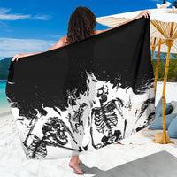 Fire Skull Sarong Scream In Fire - Wonder Print Shop