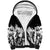 Fire Skull Sherpa Hoodie Scream In Fire - Wonder Print Shop