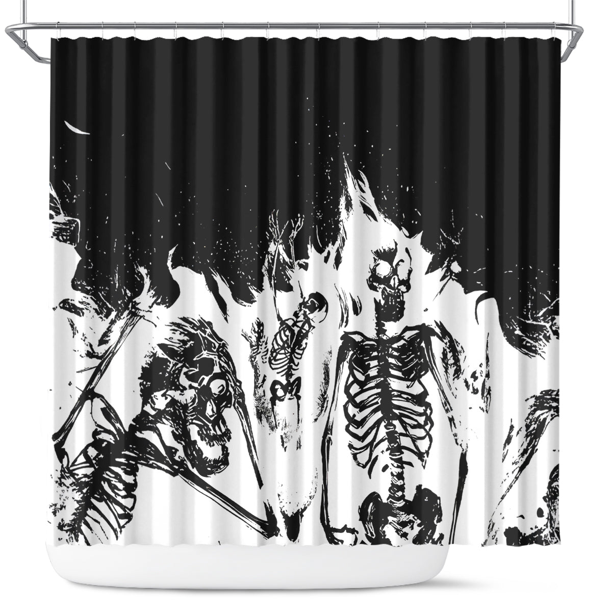 fire-skull-shower-curtain-scream-in-fire