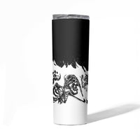 Fire Skull Skinny Tumbler Scream In Fire - Wonder Print Shop