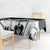 Fire Skull Tablecloth Scream In Fire - Wonder Print Shop
