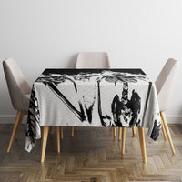 Fire Skull Tablecloth Scream In Fire - Wonder Print Shop