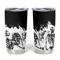 Fire Skull Tumbler Cup Scream In Fire - Wonder Print Shop
