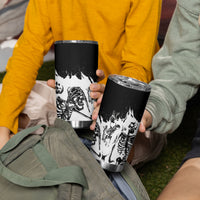 Fire Skull Tumbler Cup Scream In Fire - Wonder Print Shop