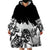 Fire Skull Wearable Blanket Hoodie Scream In Fire - Wonder Print Shop
