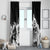 Fire Skull Window Curtain Scream In Fire - Wonder Print Shop