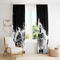 Fire Skull Window Curtain Scream In Fire - Wonder Print Shop
