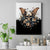 Butterfly Skull Canvas Wall Art Flower Butterfly Gothic Skull - Wonder Print Shop