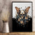 Butterfly Skull Canvas Wall Art Flower Butterfly Gothic Skull - Wonder Print Shop