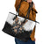 Butterfly Skull Leather Tote Bag Flower Butterfly Gothic Skull - Wonder Print Shop