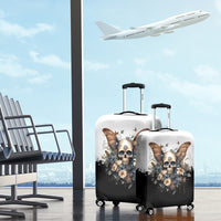 Butterfly Skull Luggage Cover Flower Butterfly Gothic Skull - Wonder Print Shop