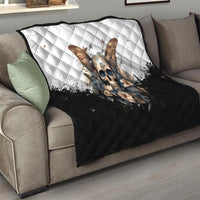 Butterfly Skull Quilt Flower Butterfly Gothic Skull - Wonder Print Shop